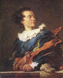 Fantastic Figure Portrait of the Abbe de Saint-Non (mk05), Jean Honore Fragonard